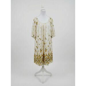 Siren Lily Sz PXL White Floral Dress Cottage Fairy Boho Feminine Romantic Spring